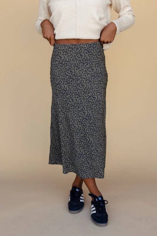 Tiny Perfect Things Midi Skirt zip skirt side