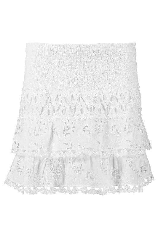 Aurora Mini Skirt ruffled skirt detail