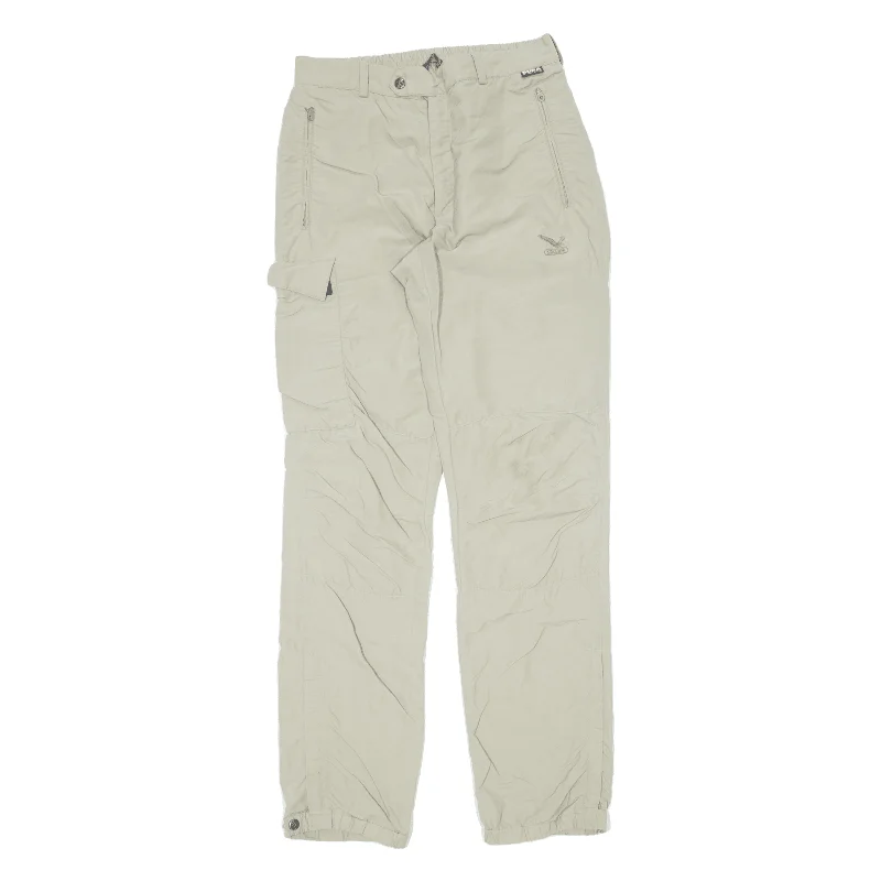 MOUNTAIN EXPLORER Cargo Outdoor Womens Trousers Beige Regular Tapered W32 L35 Trousers stylish elegant