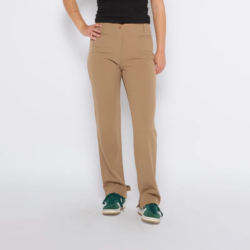 Smart Straight Leg Trousers - UK 10 Trousers Seasonal Trendy