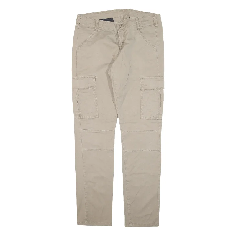 CARHARTT Pilot Pant Cargo Womens Trousers Beige Regular Tapered W33 L32 Trousers Capri Summer