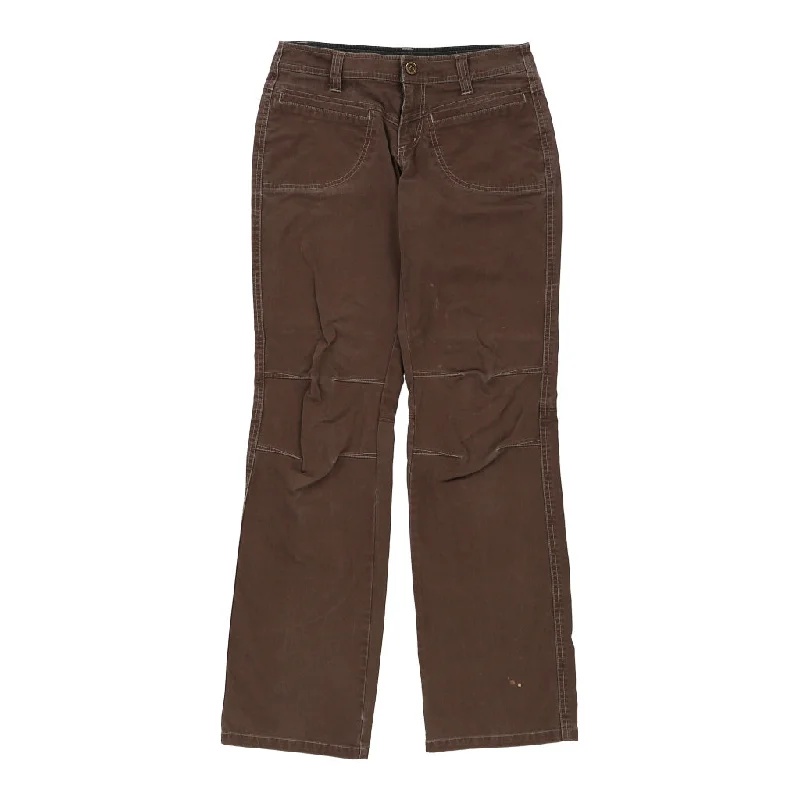 Kuhl Trousers - 28W UK 6 Brown Cotton Trousers Versatile Stylish