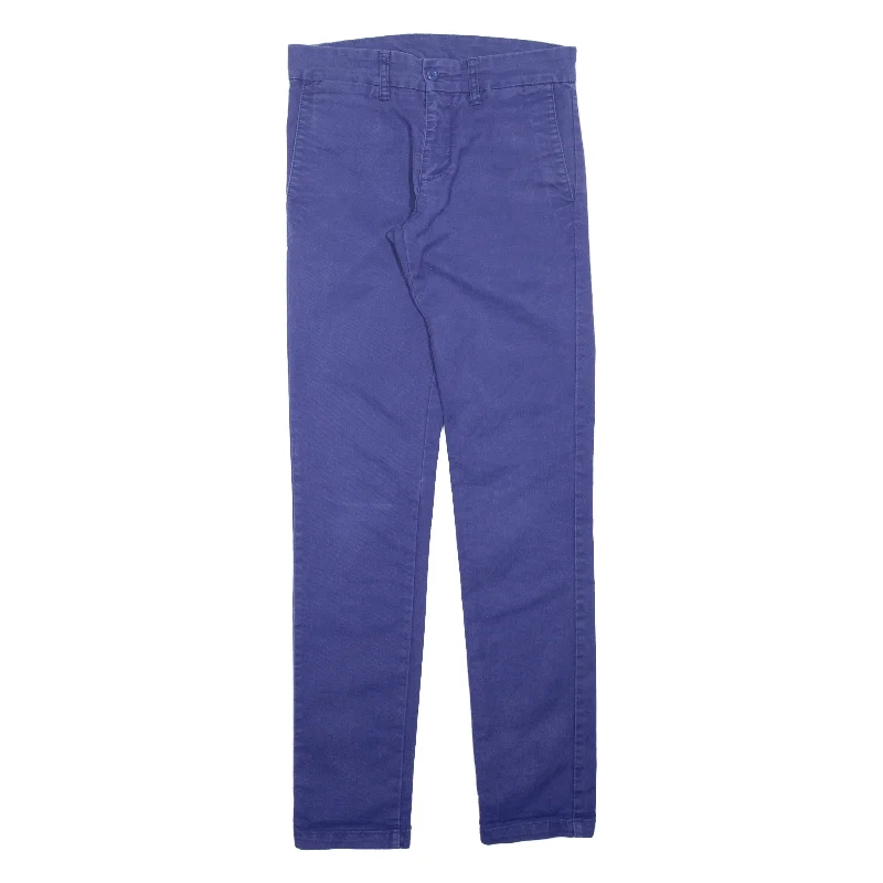 CARHARTT Workwear Womens Trousers Purple Slim Tapered W29 L32 Trousers practical easy-care