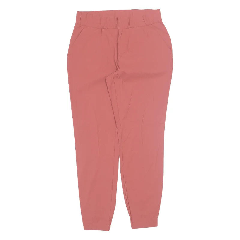 COLUMBIA Womens Trousers Pink Relaxed Tapered W28 L28 Trousers Summer Linen