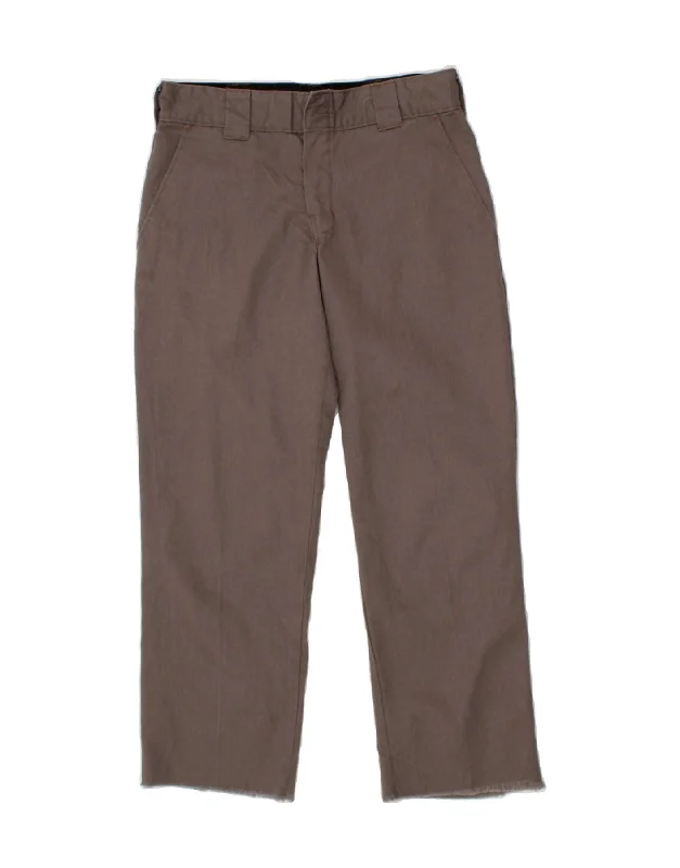 DICKIES Womens Straight Chino Trousers W30 L26  Grey Polyester Trousers Review Highly