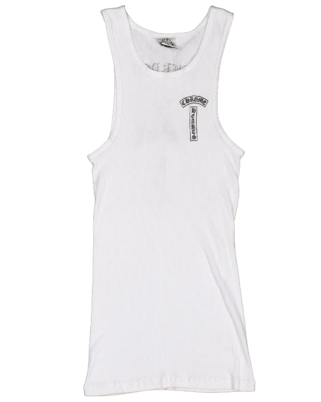 Cross Tank Top scoop neck tank