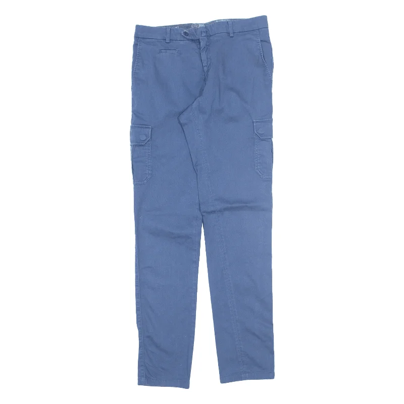 BOGGI Cargo Chino Womens Trousers Blue Slim Tapered W29 L32 Trousers Favorite Customer