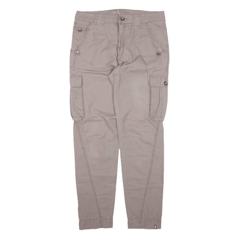 EDC Cargo Womens Trousers Grey Regular Tapered W32 L30 Trousers cozy comfortable