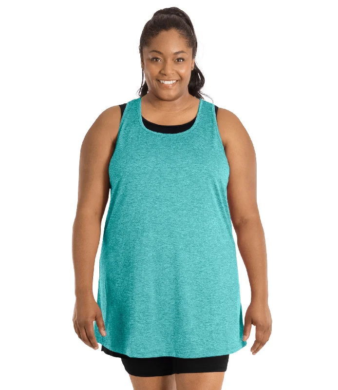 SunLite Racer Back Tank Top coral tank top