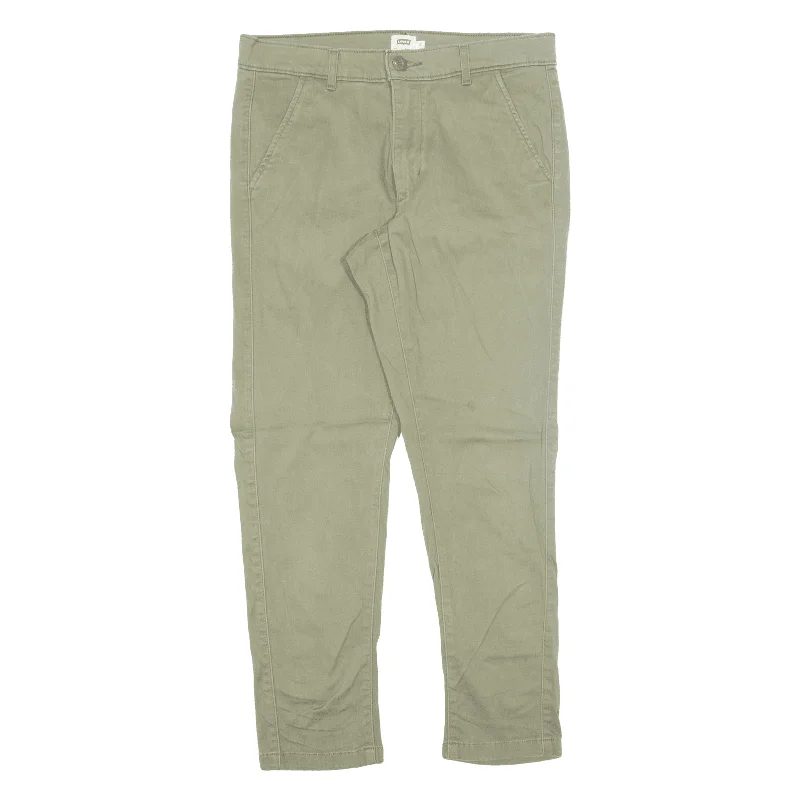 LEVI'S Trousers Green Regular Skinny Womens W30 L28 Trousers Exclusive Limited