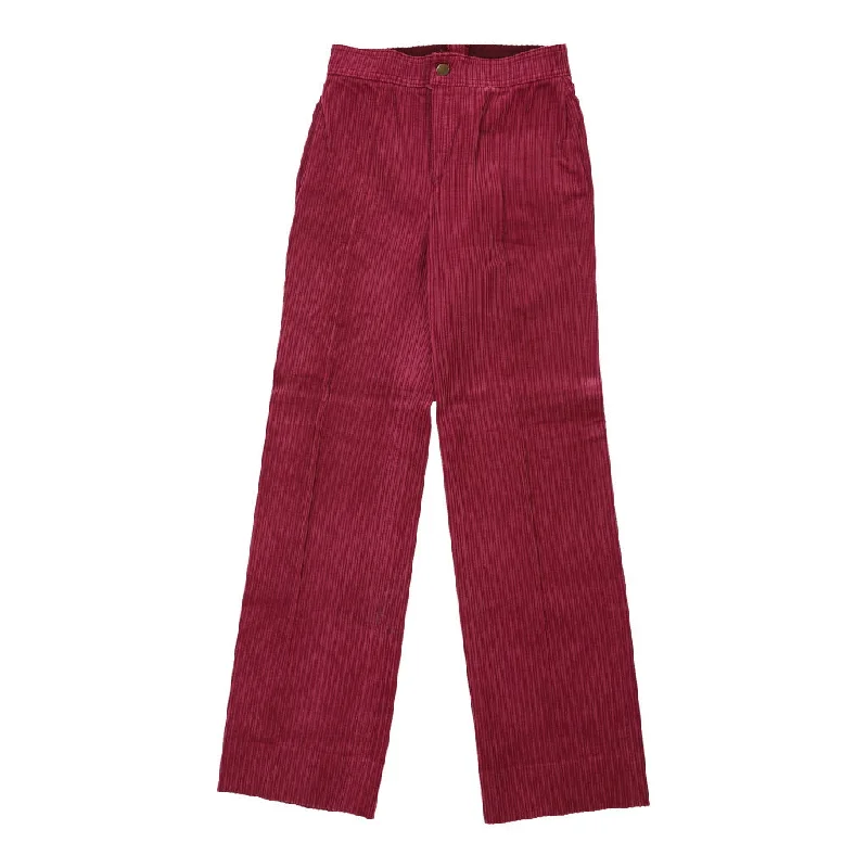 Colmar Cord Trousers - 26W UK 6 Pink Cotton Trousers Essential Wardrobe