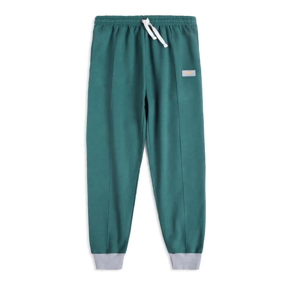 Jade Colored Soft Fleece Joggers - Casual Warm Trousers Trousers practical easy-care