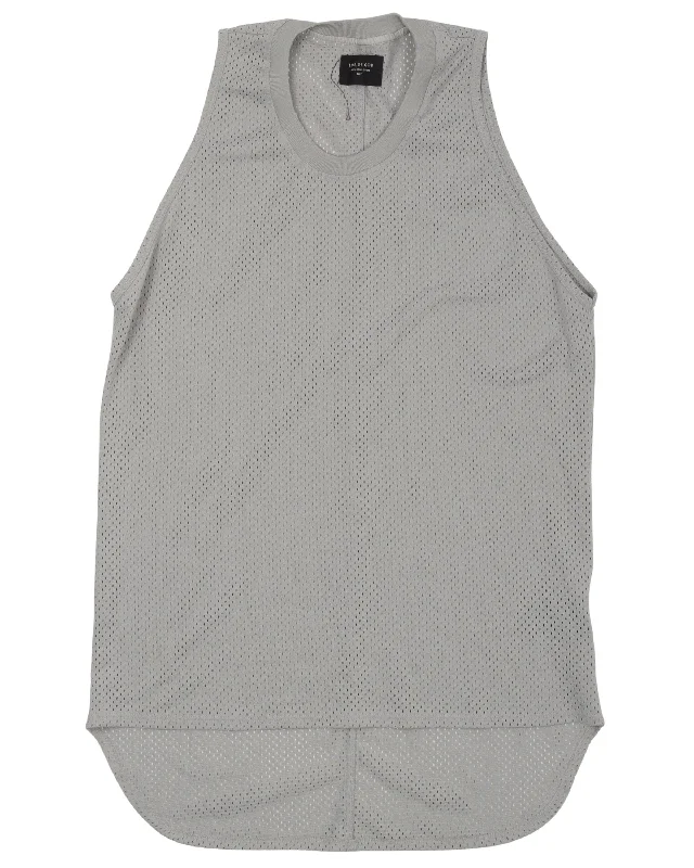 Mesh Tank Top crew neck tank