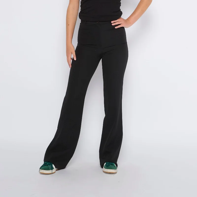 Bootcut High Waisted Trousers - UK 8 Trousers Gym Athletic