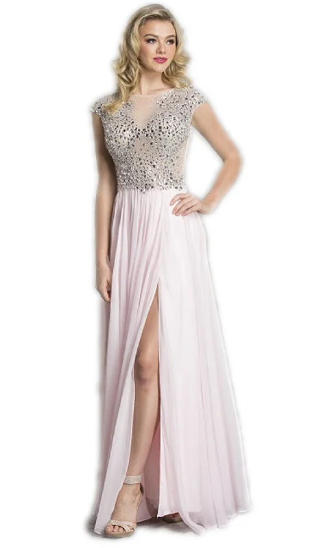 Aspeed Design - Crystal Embellished A-Line Evening Dress Tunics Ceremony elegant