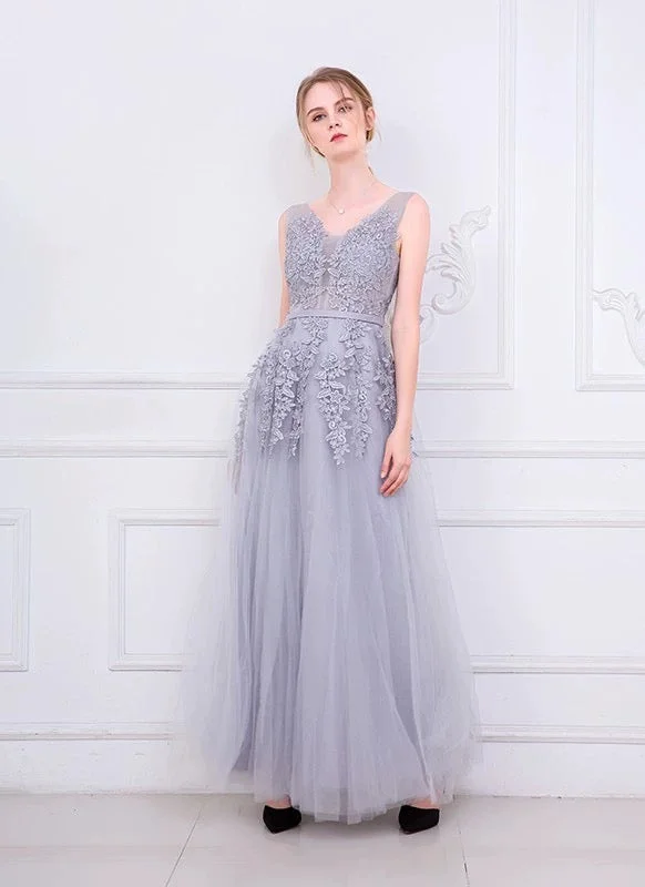 V-neck  prom dress,hollow high-waist evening dress, backless bridesmaid dress Cowl Neckline Elegant