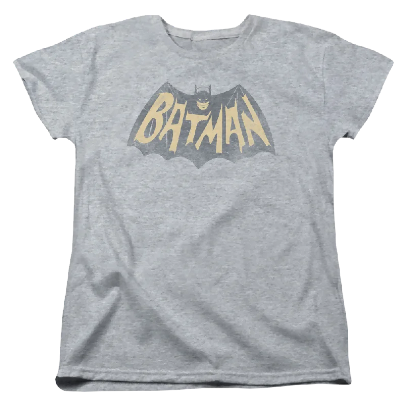 Batman - Classic TV Series Show Logo - Women's T-Shirt Polka Dot Checkered Tartan