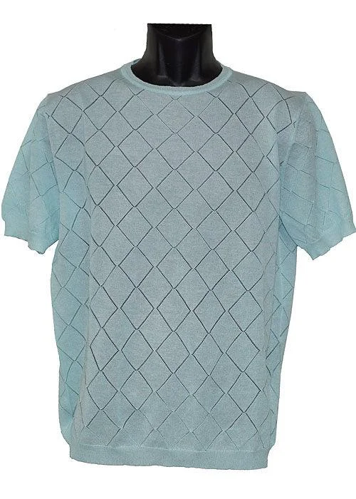 Cigar Shirt # CR1222 Sky Graphic T-Shirt Round Neck Polyester