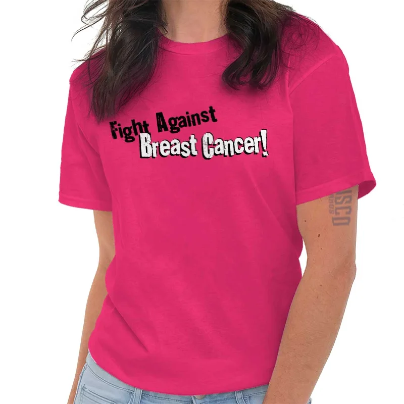 Breast Cancer Awareness T Shirt Thin T-Shirt Open Front Quick Dry