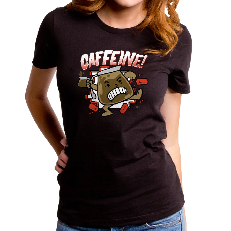 Caffeine Women's T-Shirt Knit Fabric Woven Fabric Fleece Fabric