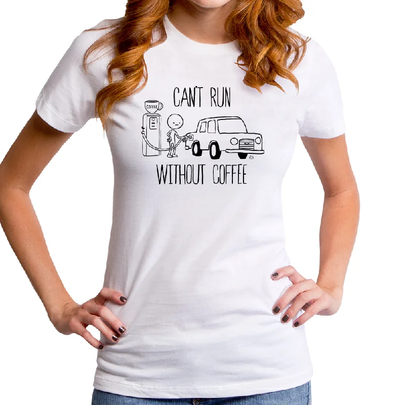 Fill The Coffee Tank Women's T-Shirt Fashionable Trendy Casual