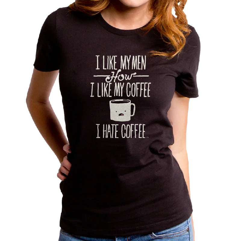 I Hate Coffee Women's T-Shirt Fleece Fabric Down Fabric Feather Fabric