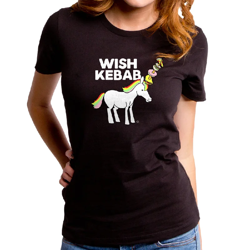 Kebab Women's T-Shirt Boxy Fit Fitted Loose