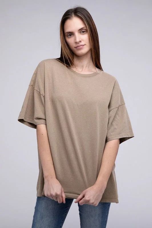 HYFVE Oversized T-Shirt Basic T-Shirt Crew Neck Short Sleeve