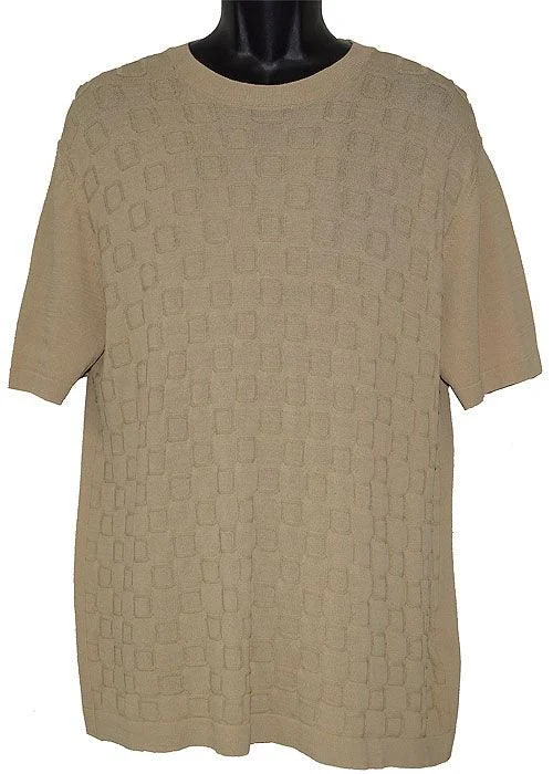 Lanzino Shirt # LP125 Tan Wool Fabric Cashmere Fabric Tweed Fabric