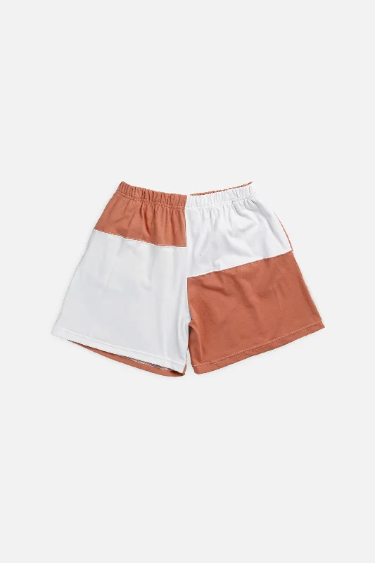 Unisex Rework Carhartt Patchwork Tee Shorts - L Welt Pockets Slit Pockets