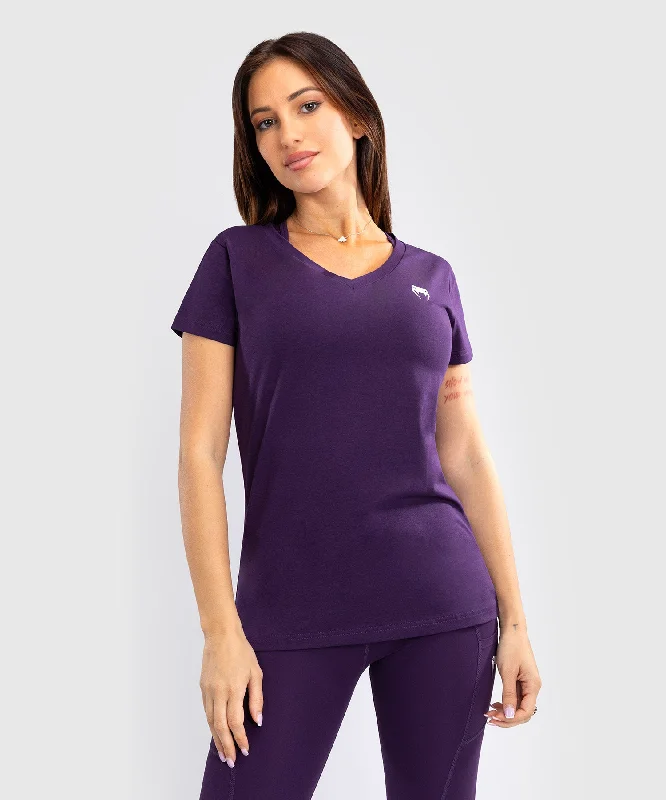 Venum Essential Women's T-Shirt - Deep Purple Graphic Embroidered Appliqued